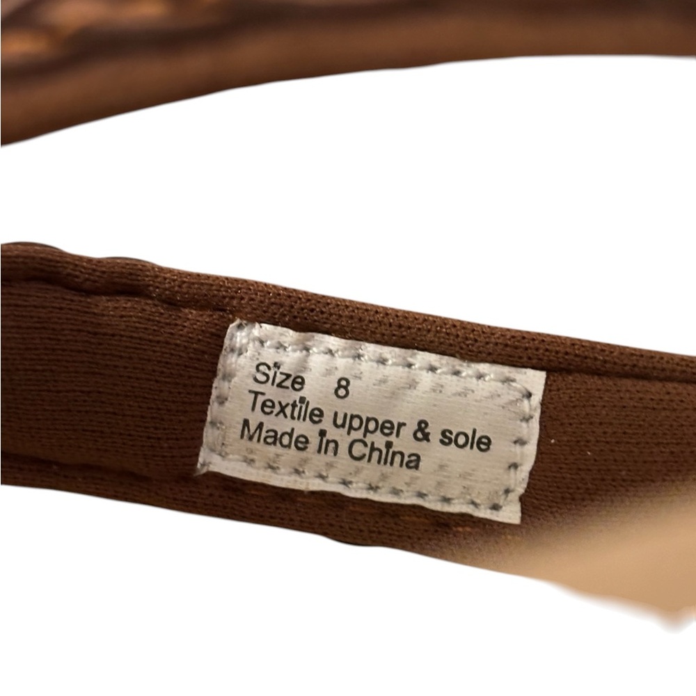 Volatile Brown Braided Strap Flip Flops - Picture 9 of 9